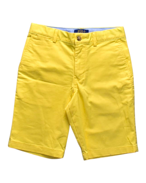A Yellow Shorts from Polo Ralph Lauren in size 12Y for boy. (Front View)