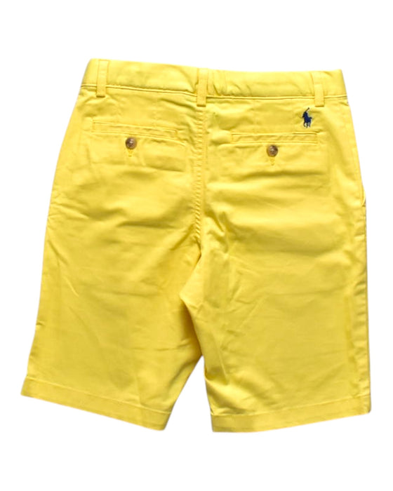 A Yellow Shorts from Polo Ralph Lauren in size 12Y for boy. (Back View)