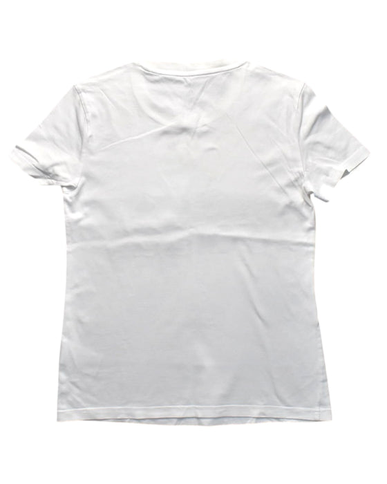 A White Short Sleeve T Shirts from Adidas in size 8Y for boy. (Back View)