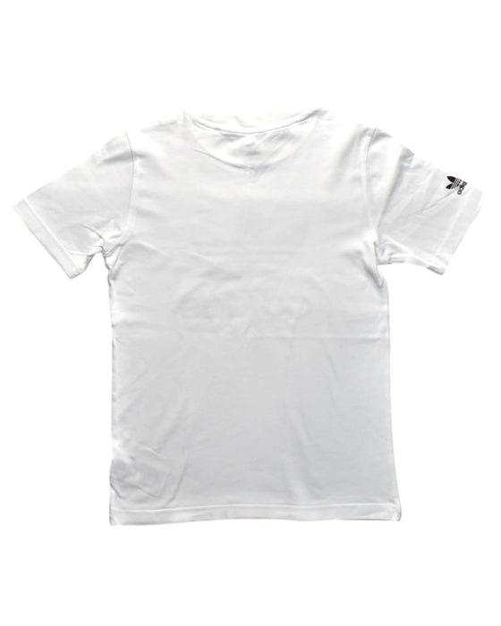 A White Short Sleeve T Shirts from Adidas in size 9Y for boy. (Back View)