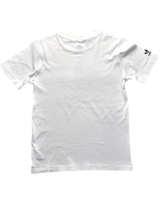 A White Short Sleeve T Shirts from Adidas in size 9Y for boy. (Back View)