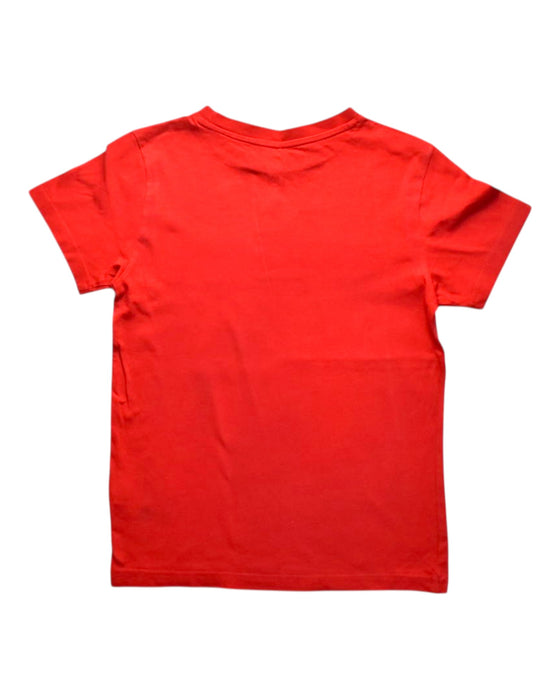 A Red Short Sleeve T Shirts from Adidas in size 9Y for girl. (Back View)
