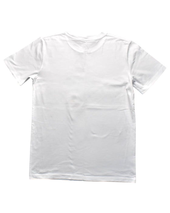 A White Short Sleeve T Shirts from Adidas in size 12Y for boy. (Back View)