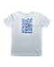 A White Short Sleeve T Shirts from Adidas in size 12Y for boy. (Front View)