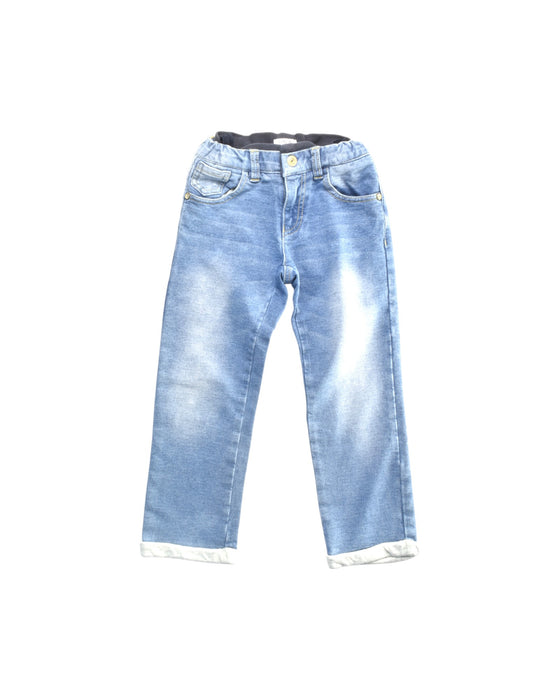 A Blue Jeans from Armani in size 4T for boy. (Front View)