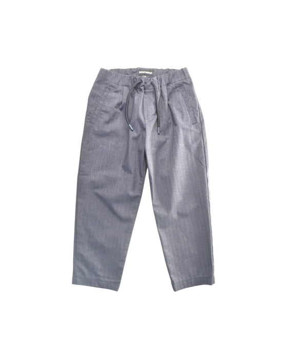 A Blue Casual Pants from Emporio Armani in size 4T for boy. (Front View)