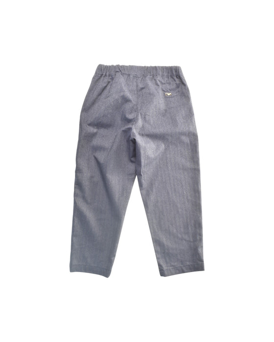 A Blue Casual Pants from Emporio Armani in size 4T for boy. (Back View)