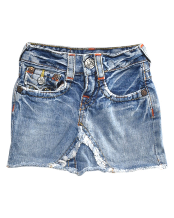 Blue True Religion Denim Skirt Size 2T — Retykle Singapore