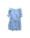A Blue Sleeveless Rompers from Chloe in size 12-18M for girl. (Front View)