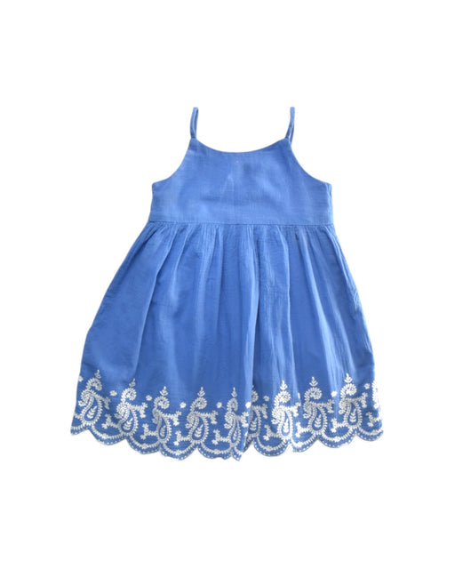 A Blue Sleeveless Dresses from Ralph Lauren in size 6-12M for girl. (Front View)