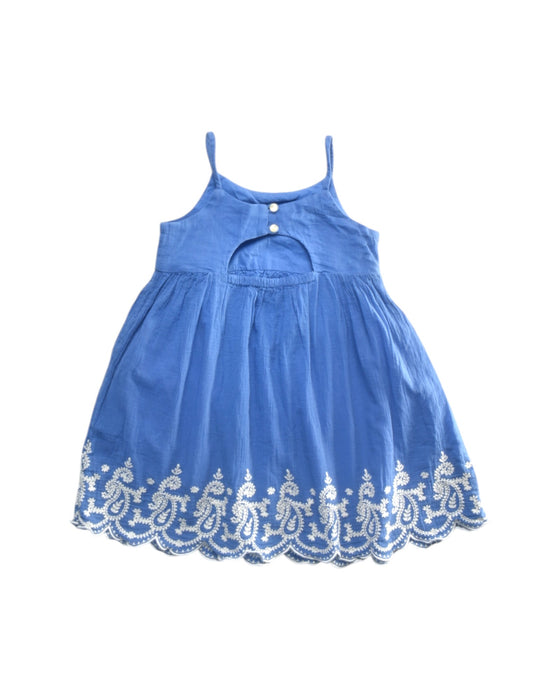 A Blue Sleeveless Dresses from Ralph Lauren in size 6-12M for girl. (Back View)
