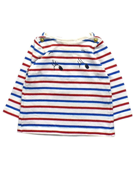 A Multicolour Long Sleeve Tops from Petit Bateau in size 6-12M for girl. (Front View)