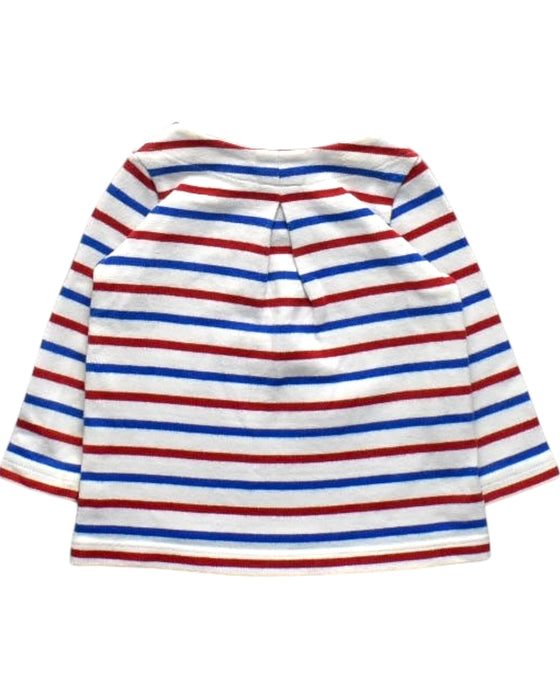 A Multicolour Long Sleeve Tops from Petit Bateau in size 6-12M for girl. (Back View)