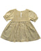 A Yellow Short Sleeve Dresses from Miann & Co in size 2T for girl. (Back View)