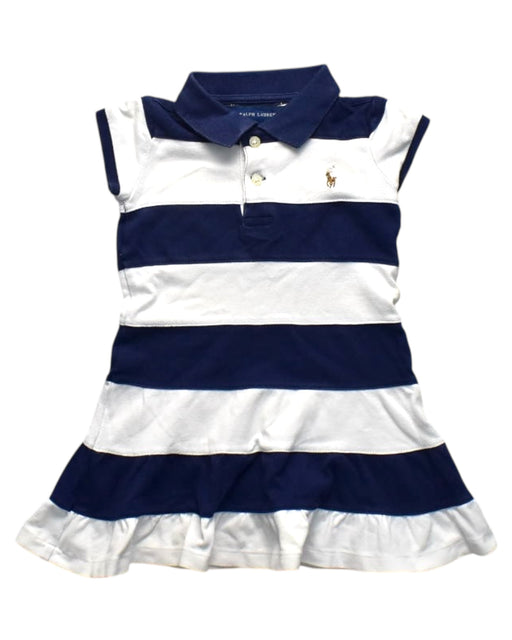 A Navy Sleeveless Dresses from Ralph Lauren in size 2T for girl. (Front View)