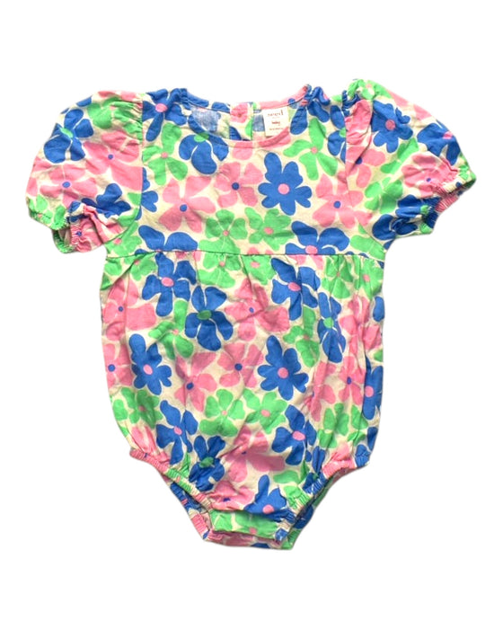 A Multicolour Short Sleeve Bodysuits from Seed in size 18-24M for girl. (Front View)