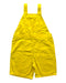 A Yellow Overall Shorts from Petit Bateau in size 2T for boy. (Front View)
