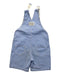 A Blue Overall Shorts from Petit Bateau in size 18-24M for boy. (Back View)
