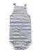 A White Sleeveless Bodysuits from Petit Bateau in size 2T for boy. (Back View)