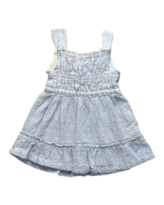 A Blue Sleeveless Dresses from Gingersnaps in size 18-24M for girl. (Front View)