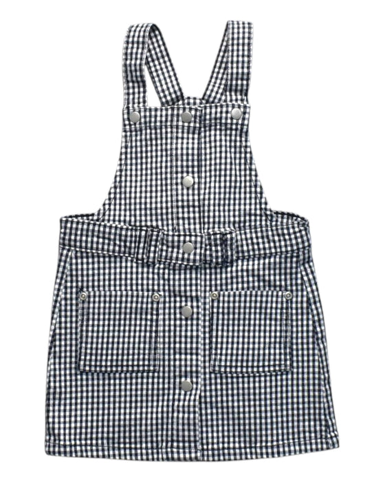 A Black Overall Dresses from Seed in size 3T for girl. (Front View)