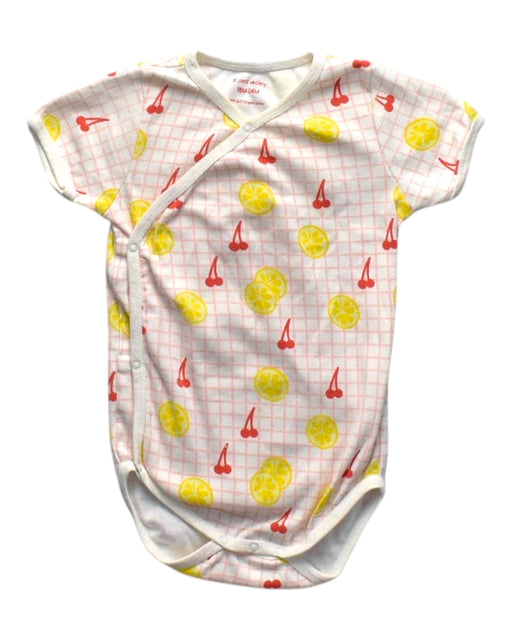 A Multicolour Short Sleeve Bodysuits from Le Petit Society in size 18-24M for girl. (Front View)