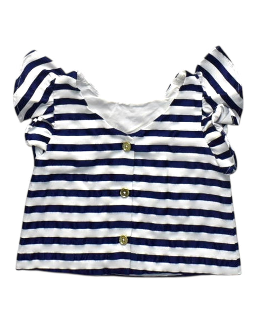 A Navy Short Sleeve Tops from Janie & Jack in size 18-24M for girl. (Front View)