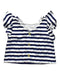 A Navy Short Sleeve Tops from Janie & Jack in size 18-24M for girl. (Front View)