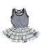 A Multicolour Sleeveless Dresses from Lapin House in size 3T for girl. (Back View)