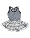 A Multicolour Sleeveless Dresses from Lapin House in size 3T for girl. (Back View)