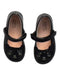 A Black Flats from Harper Canyon in size Newborn for girl. (Back View)