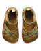 A Gold Sandals from Tip Toey Joey in size 18-24M for girl. (Back View)