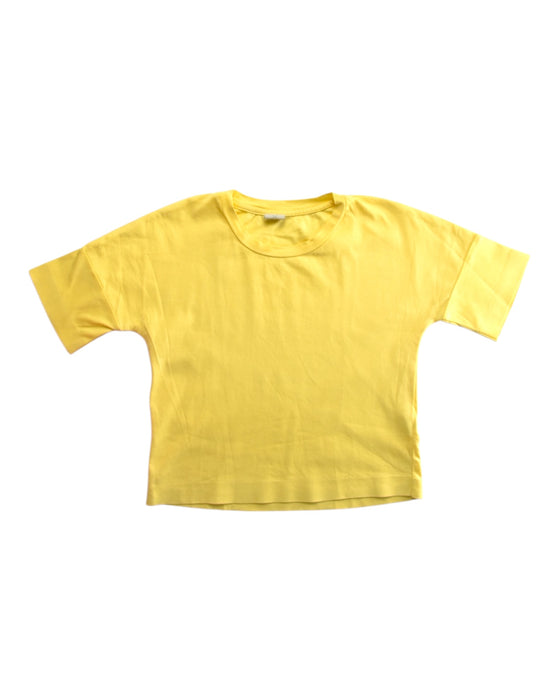 A Yellow Short Sleeve T Shirts from In Good Company in size 3T for boy. (Front View)
