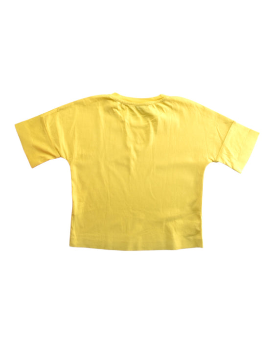 A Yellow Short Sleeve T Shirts from In Good Company in size 3T for boy. (Back View)