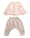 A Pink Pants Sets from Petit Bateau in size 3-6M for girl. (Back View)