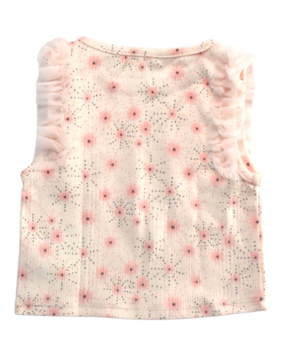 A Pink Sleeveless Tops from Gingersnaps in size 12-18M for girl. (Back View)
