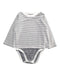 A White Long Sleeve Bodysuits from Petit Bateau in size 12-18M for girl. (Front View)