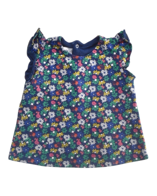 A Multicolour Sleeveless Tops from Petit Bateau in size 6-12M for girl. (Front View)