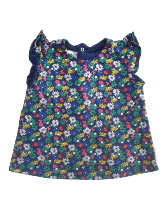 A Multicolour Sleeveless Tops from Petit Bateau in size 6-12M for girl. (Front View)