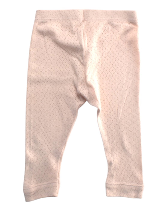 A Ivory Leggings from Petit Bateau in size 3-6M for girl. (Back View)
