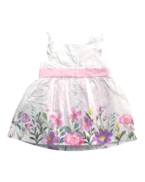 A Multicolour Sleeveless Dresses from Chicco in size 3-6M for girl. (Back View)