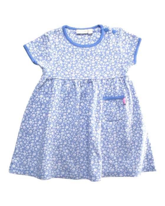 A Blue Short Sleeve Dresses from Jojo Maman Bébé in size 18-24M for girl. (Front View)