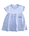 A Blue Short Sleeve Dresses from Jojo Maman Bébé in size 18-24M for girl. (Front View)
