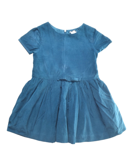 A Blue Short Sleeve Dresses from Jacadi in size 2T for girl. (Front View)