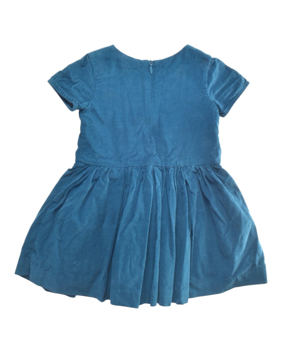 A Blue Short Sleeve Dresses from Jacadi in size 2T for girl. (Back View)