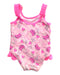 A Pink Swimsuits from Mothercare in size 3-6M for girl. (Back View)