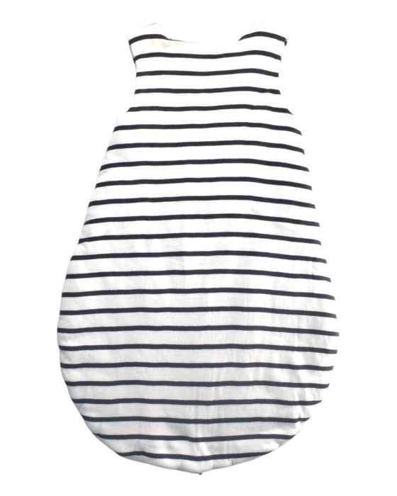 A Navy Sleepsacs from Petit Bateau in size 3-6M for boy. (Back View)