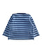 A Blue Long Sleeve Tops from Petit Bateau in size 3-6M for boy. (Back View)