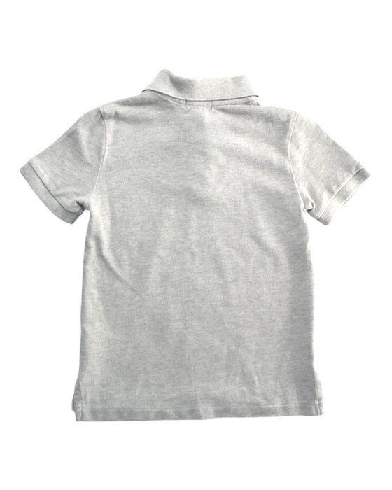 A Grey Short Sleeve Polos from Polo Ralph Lauren in size 5T for boy. (Back View)