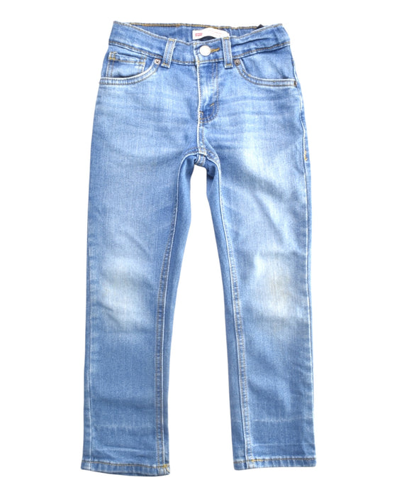 A Blue Jeans from Levi's in size 5T for boy. (Front View)